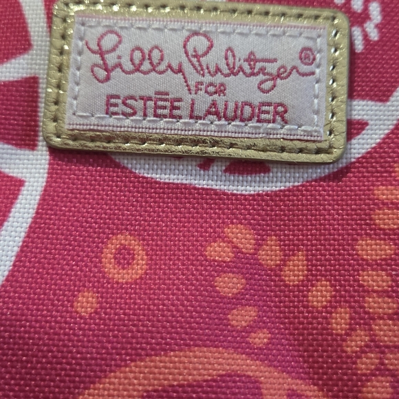 Lilly Pulitzer Pink and White Tote - Picture 2 of 4